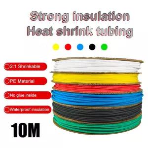 투명수축튜브 10m 21 방수 열 수축 튜브 절연 와이어 보호 접착제
