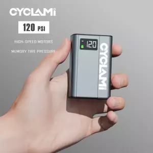 타이어공기주입기 펌프 초경량 자전거 공기 전기 CYCLAMI E1 120psi MTB 도로 오토바이 알루미늄 합금 휴대