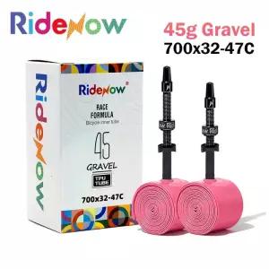TPU튜브 Ridenow 금속 노즐 Tpu 튜브 분리형 밸브 코어 45g 자갈 29인치 700x32-47c 자전거 타이어 MTB 도