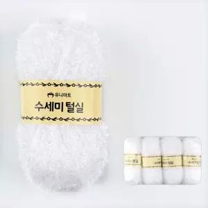 수세미털실 털실 4000 4개입 NO.101 뜨개실 뜨개질 털실 수세미실 수세미털실