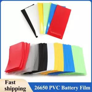 투명수축튜브 26650 PVC 열 수축 튜브 배터리 필름 케이스 프리컷 보호 커버 내열성 랩