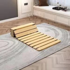 접이식 갈비살 싱글 원목 깔판 일반형 나무 침대 매트리스