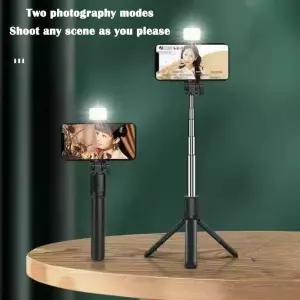 셀카봉 휴대용 360도 회전 스포츠 카메라 모노포드 스탠드 휴대폰 스마트폰 미니 삼각대 무선 리모컨