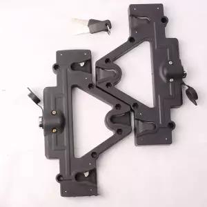 오토바이 사이드백 퀵 릴리즈 브래킷 범용 DIY 개조 액세서리 퀵 릴리즈 브래킷