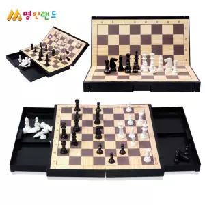명인랜드 M-200 중형 체스 자석식 테이블게임 체스 체스게임 자석식체스