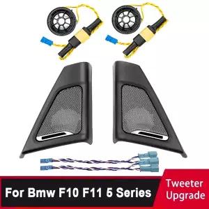 호환  자동차 앞문 트위터 스피커 커버 F10 F11 5 시리즈 520 523 525 528 Treble Horn Loudspeaker 프레임