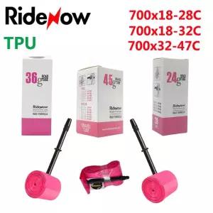 TPU튜브 RideNow TPU 자전거 튜브 700C 700x18 23 25C 26 27 28C 32C 35 37 40 45C 47 도로 타이어 MTB 카