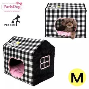 미디움 파인땡큐 블랙 프레임하우스 강아지 하우스 강아지집 개집