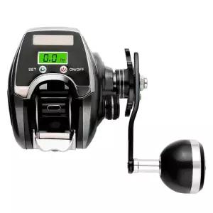 베이트 릴 디지털 디스플레이 수심 측정 문어 오징어 HB150 (오른손 용)