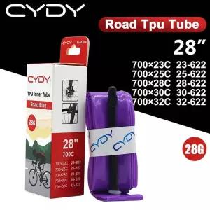 TPU튜브 28G CYDY 도로 자전거 TPU 튜브 700x23C 25C 28C 30C 32C 카메라 타이어 밸브 45mm65mm85mm 사이클