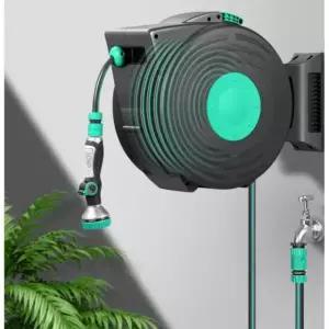 벽걸이 자동 호스릴 급수 장치 차고지 고압 물총 세트 청소