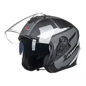 오토바이 헬멧 오픈페이스 블루투스 스쿠터 클래식 쉴드 통풍