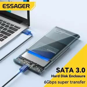 Essager 2.5 인치 SATA 박스 USB 3.0 HDD 인클로저 SSD 용 모바일 하드 드라이브 케이스 스토리지 디스크