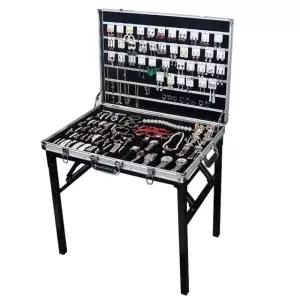 접이식 악세사리 진열대 야시장 매대 귀걸이 거치대 조명 포함 상품