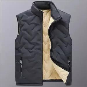 남성경량조끼 안감 패딩조끼 지퍼 주머니 3색 보온 기모 남자 겨울