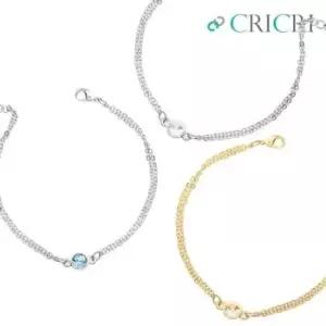 여자친구선물 CRICRI 베이직 스와로브스키 크리스탈 제작 팔찌