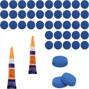 베풍얀 풀 큐 팁 교체 키트 11 in 1 당구 수리 셰이퍼 도구 20개 5 분필