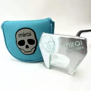 정품 미라이 스컬 여성 CNC밀링 말렛형33인치 퍼터 민트색상 몬스터골프 PA3226019