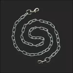 국산 체인 개줄 5mm 양고리 시골 진돗개 대형 목줄 체인줄 5mm 철줄 쇠줄 튼튼 대형견 리드줄