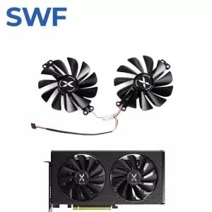 노트북쿨링팬 쿨러 95MM FY 010010 XFX Radeon RX 6600 XT 게임용 비디오 카드 팬용 M12LPA RX6600 6600XT