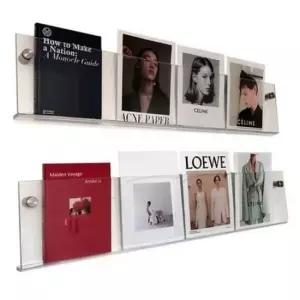 [생활] 선반 책꽂이 책 아크릴 벽걸이 인테리어 투명 침실