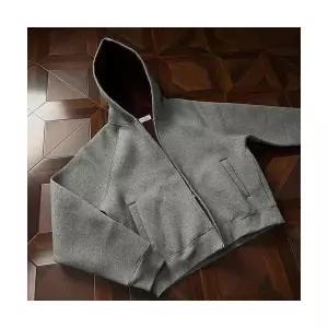 남자 댄디 집업 가디건 공기층 숏 후드 춘추핏 제왕 레드 내피 카디건 SPO마켓3