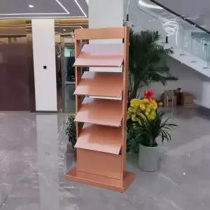 팜플렛 거치대 북 진열대 나무 꽂이 원목 가판대 홍보물