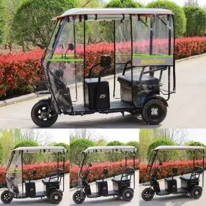 스쿠터 덮개 방수덮개 삼륜차 방수 방염 보온 기모 커튼