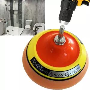 키핏 툴스 스무스 오퍼레이터 프로페셔널 드릴 구동 유리 샤워 욕조 도자기 타일 욕실 청소기 ~라임 경수