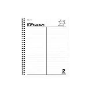 [문구] 수학 필기노트 메모장 유선 연습장 핑크색 표지 학습용 노트 PP표지