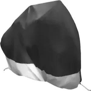 HEROFFIX 2인승 자전거 커버 탠덤 방수 엑스트라 롱 트레일러 시티 전기 실버 톤 블랙 교체 부품용 야외