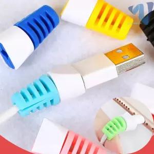 아이폰 갤럭시 충전기 케이블 선 고정 단선방지 보호캡 커버