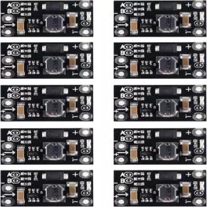 DIANN 10pcs 3.7V ~ 5V 8V 9V 12V 미니 DC-DC 부스트 모듈 스텝업 보드 전자 DIY용 LED 표시기 포함