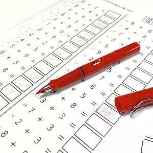 빨간 채점색연필 학교 선생님선물