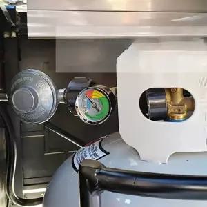 가스계량기 측정기 프로판 탱크 게이지 레벨 표시기 QCC1 1 연결 RV 캠핑용 실린더 BBQ 가스 그릴 히터용