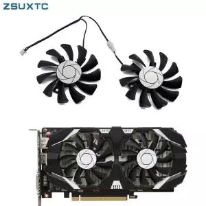 노트북쿨링팬 쿨러 MSI GTX 1050 2GT OC 1050Ti 4GT 그래픽 비디오 카드 쿨링 팬 2Pin 75MM HA8010H12F-Z G