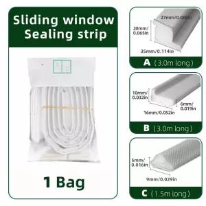 샷시부속 창문 부품 Z형 자가 접착 씰 스트립 방풍 방음 슬라이딩 문용