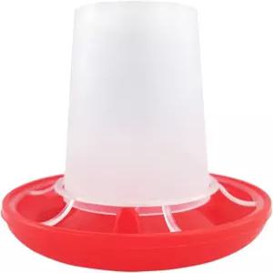 1개의 붉은 병아리 모이통 0.35Lbs 닭 5.4온스 새 가금류 키트 및 작은 공급품