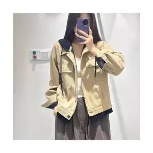 여성 매일예쁜 야구 점퍼 후드 데님 코트 페이크 투피스 탈부착 캐주얼 인기1