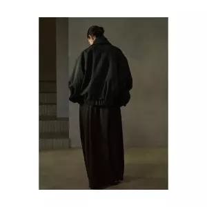 여성 매일예쁜 야구 점퍼 공선 가을 통근울더블집업크롭자켓코트 인기3