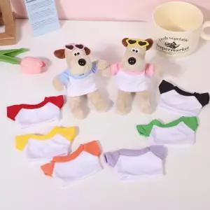 나그랑 반팔티 인형옷 소품 의류 티셔츠 인형 상의 미니 나그랑 줄무늬 반팔티 미니어처 피규어의류 옷