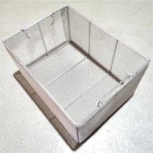 다용도 소쿠리 304스텐 사각 타공 튀김 메쉬 철망 메쉬망