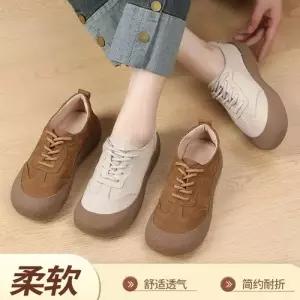 여친 캐주얼 빈티지 스트랩 화 신발 단화 슈즈 진피 사계절 가을편안 사뿐 통굽 소프트 귀요미 플랫 M스포3