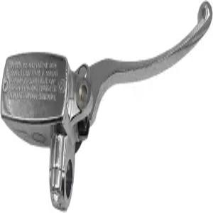 XDF 7/8인치 오른쪽 모터사이클 핸들바 브레이크 마스터 실린더 클러치 레버(크롬) 22mm