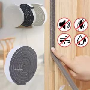 샷시부속 창문 부품 2M 폼 접착 도어 창 씰링 스트립 웨어러블 슬라이딩 방진 스폰지 방음 홈 절연 테이프