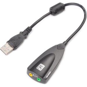 usb 2.0 외장 오디오 어댑터, 7.1 채널 스테레오 잭 마이크 헤드폰 3d 카드 노트북용 5hv2 사운드 컨버터, 컴퓨터 다이내믹 서라운드 3.5mm