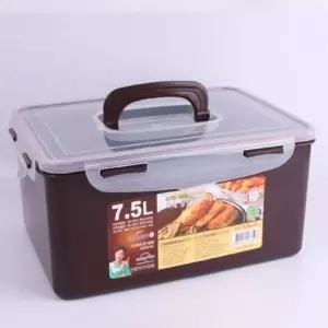 쿨맥시 직사각 밀폐용기 61호(초코)7.5L