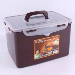 쿨맥시 직사각 밀폐용기 53호(초코)10.5L