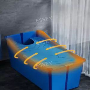 간이욕조 욕조 이동식 반신욕기 목욕통 1인 접이식 사우나