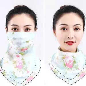 산책마스크 한강 나들이 여성 스카프 민트